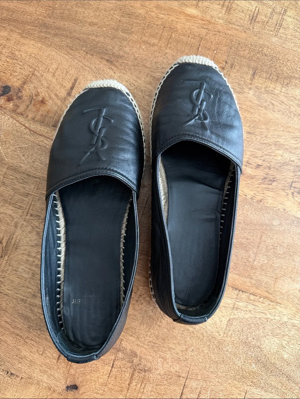 Saint Laurent black leather